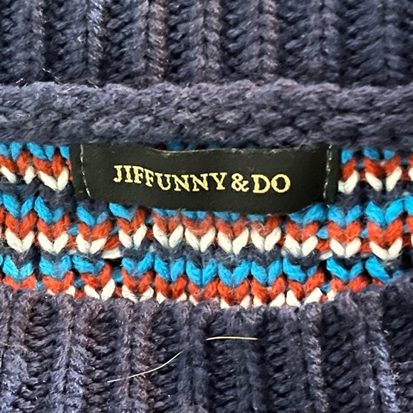 JIFFUNNY & DO Multi-Color Sweater Sz S - Picture 3 of 5